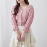 麻風素材、キャンディ袖カーディガン | NICE CLAUP / OLIVE des OLIVE OUTLET | 詳細画像33