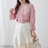 麻風素材、キャンディ袖カーディガン | NICE CLAUP / OLIVE des OLIVE OUTLET | 詳細画像34