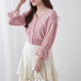 麻風素材、キャンディ袖カーディガン | NICE CLAUP / OLIVE des OLIVE OUTLET | 詳細画像36