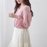 麻風素材、キャンディ袖カーディガン | NICE CLAUP / OLIVE des OLIVE OUTLET | 詳細画像37