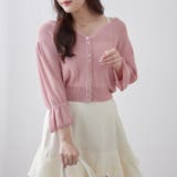 麻風素材、キャンディ袖カーディガン | NICE CLAUP / OLIVE des OLIVE OUTLET | 詳細画像38