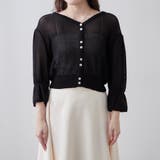 麻風素材、キャンディ袖カーディガン | NICE CLAUP / OLIVE des OLIVE OUTLET | 詳細画像42