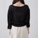 麻風素材、キャンディ袖カーディガン | NICE CLAUP / OLIVE des OLIVE OUTLET | 詳細画像44
