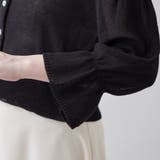 麻風素材、キャンディ袖カーディガン | NICE CLAUP / OLIVE des OLIVE OUTLET | 詳細画像46