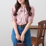 リボンタイ付半袖ニット | NICE CLAUP / OLIVE des OLIVE OUTLET | 詳細画像5