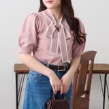 リボンタイ付半袖ニット | NICE CLAUP / OLIVE des OLIVE OUTLET | 詳細画像6