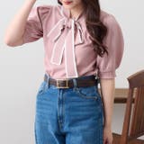 リボンタイ付半袖ニット | NICE CLAUP / OLIVE des OLIVE OUTLET | 詳細画像7