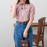 リボンタイ付半袖ニット | NICE CLAUP / OLIVE des OLIVE OUTLET | 詳細画像9