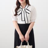 リボンタイ付半袖ニット | NICE CLAUP / OLIVE des OLIVE OUTLET | 詳細画像19