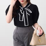 リボンタイ付半袖ニット | NICE CLAUP / OLIVE des OLIVE OUTLET | 詳細画像28