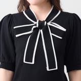 リボンタイ付半袖ニット | NICE CLAUP / OLIVE des OLIVE OUTLET | 詳細画像42