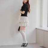 肩リボンスクエアネックニット | NICE CLAUP / OLIVE des OLIVE OUTLET | 詳細画像11