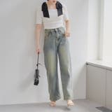 肩リボンスクエアネックニット | NICE CLAUP / OLIVE des OLIVE OUTLET | 詳細画像24