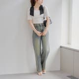 肩リボンスクエアネックニット | NICE CLAUP / OLIVE des OLIVE OUTLET | 詳細画像26