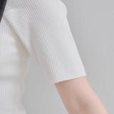 肩リボンスクエアネックニット | NICE CLAUP / OLIVE des OLIVE OUTLET | 詳細画像31
