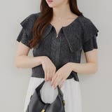 BIG衿ラメジップカーディガン | NICE CLAUP / OLIVE des OLIVE OUTLET | 詳細画像9
