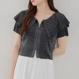BIG衿ラメジップカーディガン | NICE CLAUP / OLIVE des OLIVE OUTLET | 詳細画像10
