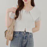 BIG衿ラメジップカーディガン | NICE CLAUP / OLIVE des OLIVE OUTLET | 詳細画像3