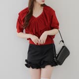 クロスフリル半袖ニット | NICE CLAUP / OLIVE des OLIVE OUTLET | 詳細画像19