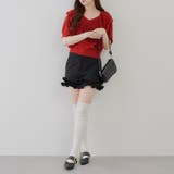 クロスフリル半袖ニット | NICE CLAUP / OLIVE des OLIVE OUTLET | 詳細画像21