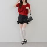 クロスフリル半袖ニット | NICE CLAUP / OLIVE des OLIVE OUTLET | 詳細画像22