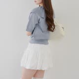 クロスフリル半袖ニット | NICE CLAUP / OLIVE des OLIVE OUTLET | 詳細画像27