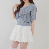 クロスフリル半袖ニット | NICE CLAUP / OLIVE des OLIVE OUTLET | 詳細画像28