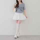 クロスフリル半袖ニット | NICE CLAUP / OLIVE des OLIVE OUTLET | 詳細画像31