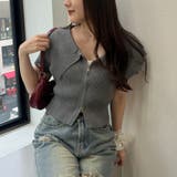 BIG衿ZIPカーデ | NICE CLAUP / OLIVE des OLIVE OUTLET | 詳細画像2