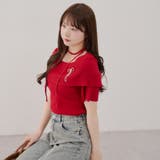 チョーカー付ケープニット | NICE CLAUP / OLIVE des OLIVE OUTLET | 詳細画像2