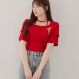 チョーカー付ケープニット | NICE CLAUP / OLIVE des OLIVE OUTLET | 詳細画像4