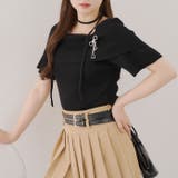 チョーカー付ケープニット | NICE CLAUP / OLIVE des OLIVE OUTLET | 詳細画像14