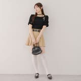 チョーカー付ケープニット | NICE CLAUP / OLIVE des OLIVE OUTLET | 詳細画像17