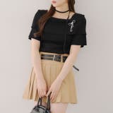 チョーカー付ケープニット | NICE CLAUP / OLIVE des OLIVE OUTLET | 詳細画像19