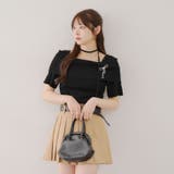 チョーカー付ケープニット | NICE CLAUP / OLIVE des OLIVE OUTLET | 詳細画像21