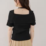 チョーカー付ケープニット | NICE CLAUP / OLIVE des OLIVE OUTLET | 詳細画像24