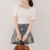 チョーカー付ケープニット | NICE CLAUP / OLIVE des OLIVE OUTLET | 詳細画像31
