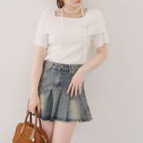 チョーカー付ケープニット | NICE CLAUP / OLIVE des OLIVE OUTLET | 詳細画像33