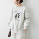 わんこ相良刺繍裏起毛スウェット | NICE CLAUP / OLIVE des OLIVE　OUTLET | 詳細画像6 