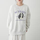 わんこ相良刺繍裏起毛スウェット | NICE CLAUP / OLIVE des OLIVE　OUTLET | 詳細画像9 