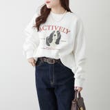 わんこ相良刺繍裏起毛スウェット | NICE CLAUP / OLIVE des OLIVE　OUTLET | 詳細画像35 