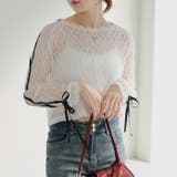 【MARCHES】レースライン&リボンプルオーバー | NICE CLAUP / OLIVE des OLIVE OUTLET | 詳細画像4
