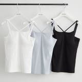 【夏、秋マストアイテム】【新色追加!】カップ付キャミ | NICE CLAUP / OLIVE des OLIVE OUTLET | 詳細画像2