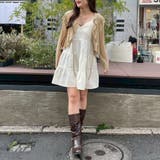 カットジャガードラッフルカーデイガン | RMAF NICE CLAUP / OLIVE des OLIVE | 詳細画像65