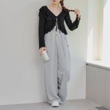 カットジャガードラッフルカーデイガン | RMAF NICE CLAUP / OLIVE des OLIVE | 詳細画像9