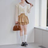 カットジャガードラッフルカーデイガン | RMAF NICE CLAUP / OLIVE des OLIVE | 詳細画像45