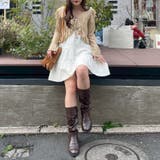 カットジャガードラッフルカーデイガン | RMAF NICE CLAUP / OLIVE des OLIVE | 詳細画像61