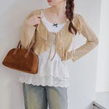 カットジャガードラッフルカーデイガン | RMAF NICE CLAUP / OLIVE des OLIVE | 詳細画像50