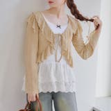 カットジャガードラッフルカーデイガン | RMAF NICE CLAUP / OLIVE des OLIVE | 詳細画像53