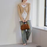 カットジャガードラッフルカーデイガン | RMAF NICE CLAUP / OLIVE des OLIVE | 詳細画像56